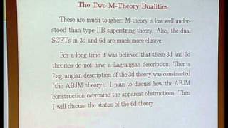 John Schwarz: "Superconformal field theories" - 1