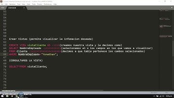 Como crear INDEX,VIEW,TRIGGER en MARIADB