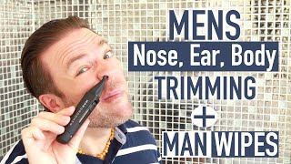 MANGROOMER Nose, Ear & Eyebrow Trimmer, Professional Body Groomer...