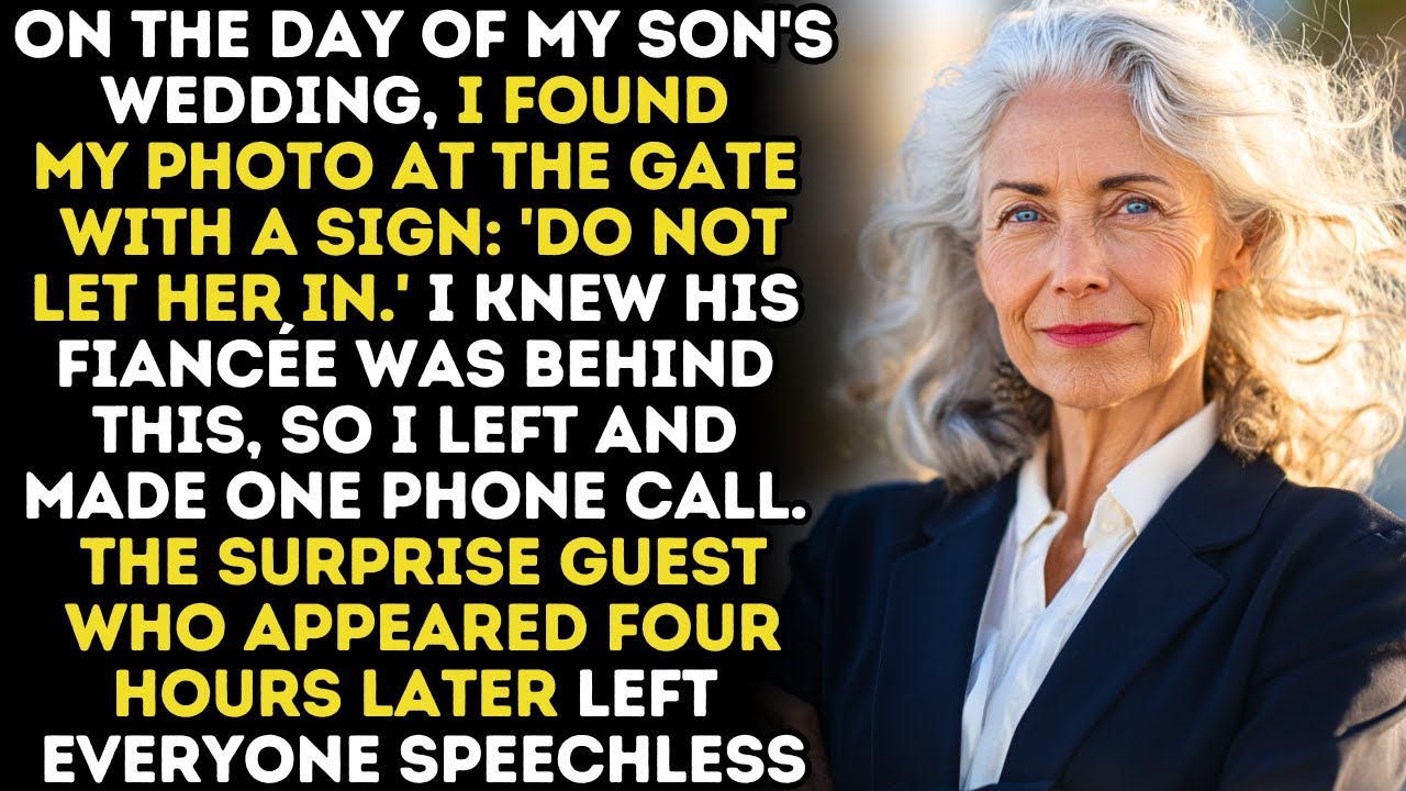 My Daughter-In-Law Banned Me From Her Wedding - Her “Happy Day” Ended Right There