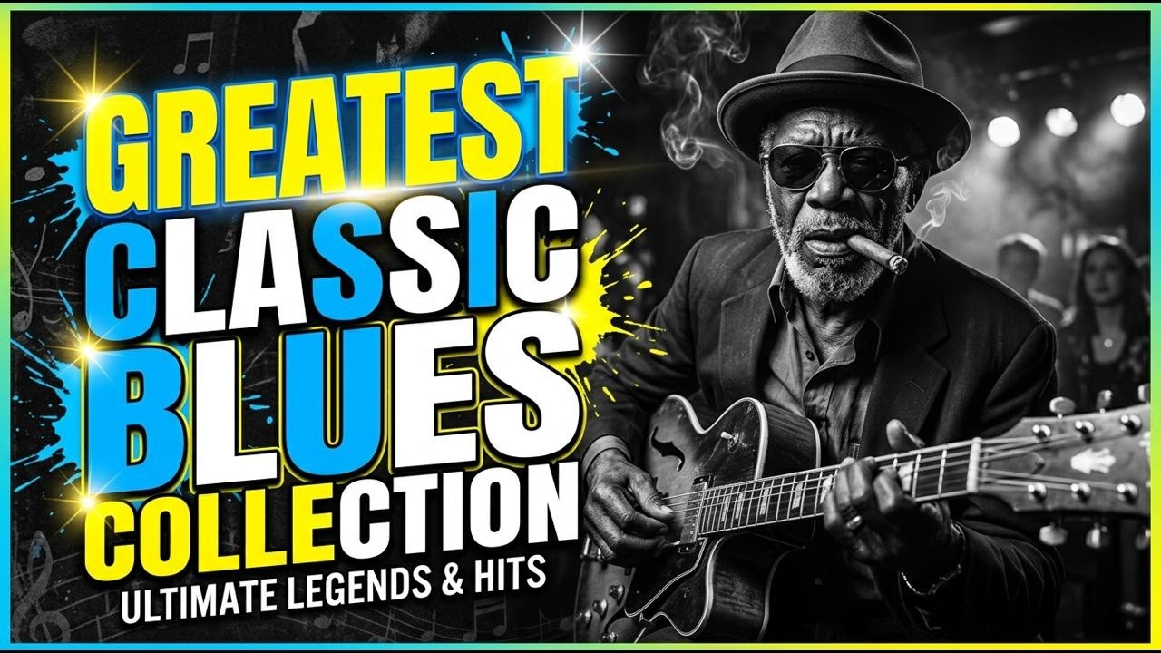 Eric Clapton, Stevie Ray Vaughan, ZZ Top, Jimi Hendrix 🎤 Soulful