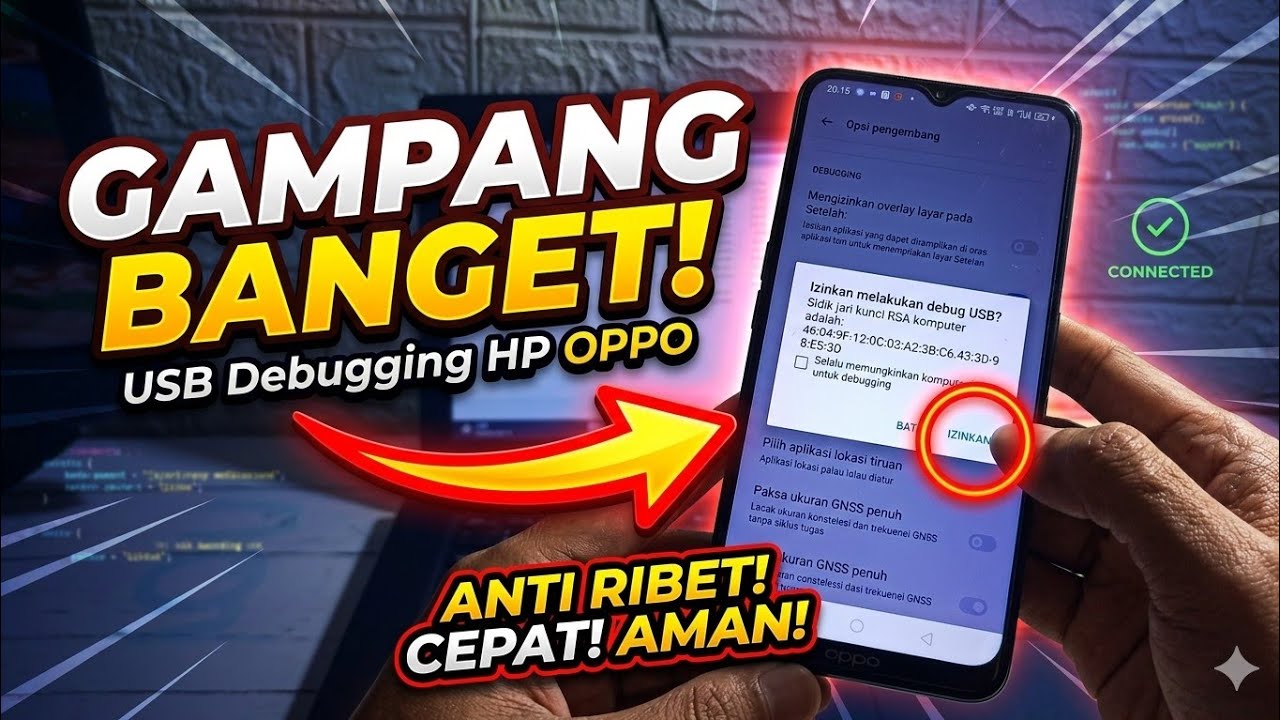 Cara Mengaktifkan USB Debugging HP OPPO - YouTube