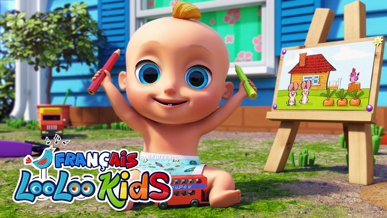 Chanson pour dessiner 📝 | Compilation de Chansons pour Enfants | LooLoo Kids en Français