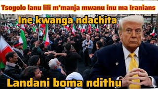 Tsogolo lanu lili m'manja mwanu inu anthu aku Iran ine mbali yanga ndachita, Trump watero