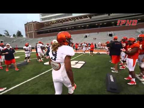 Illinois Football Gauntlet Drill 8/8/14