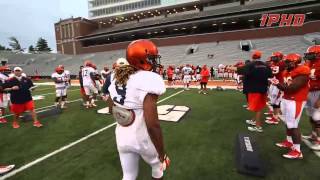 Illinois Football Gauntlet Drill 8/8/14