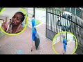 DOMESTIC Worker Caught Stealing On CCTV Loading Stolen Goods Into Getaway Vehicle?
