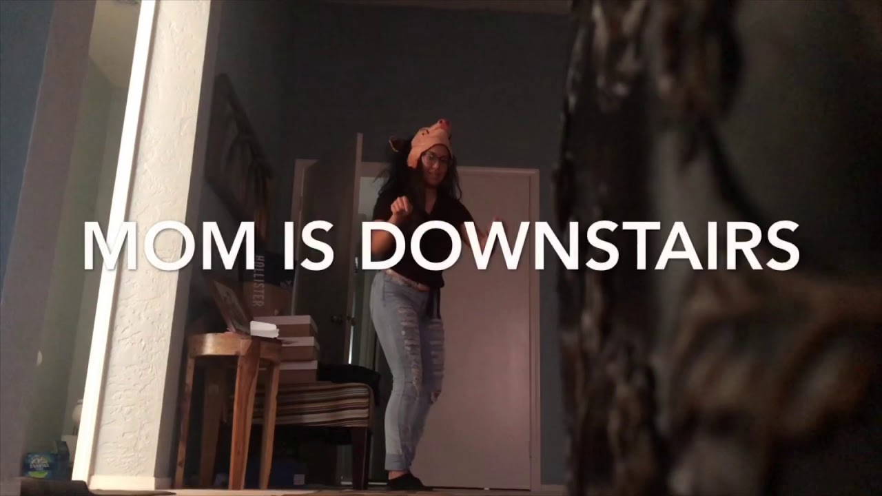 PIG MASK SCARE PRANK ON MOM!!!!