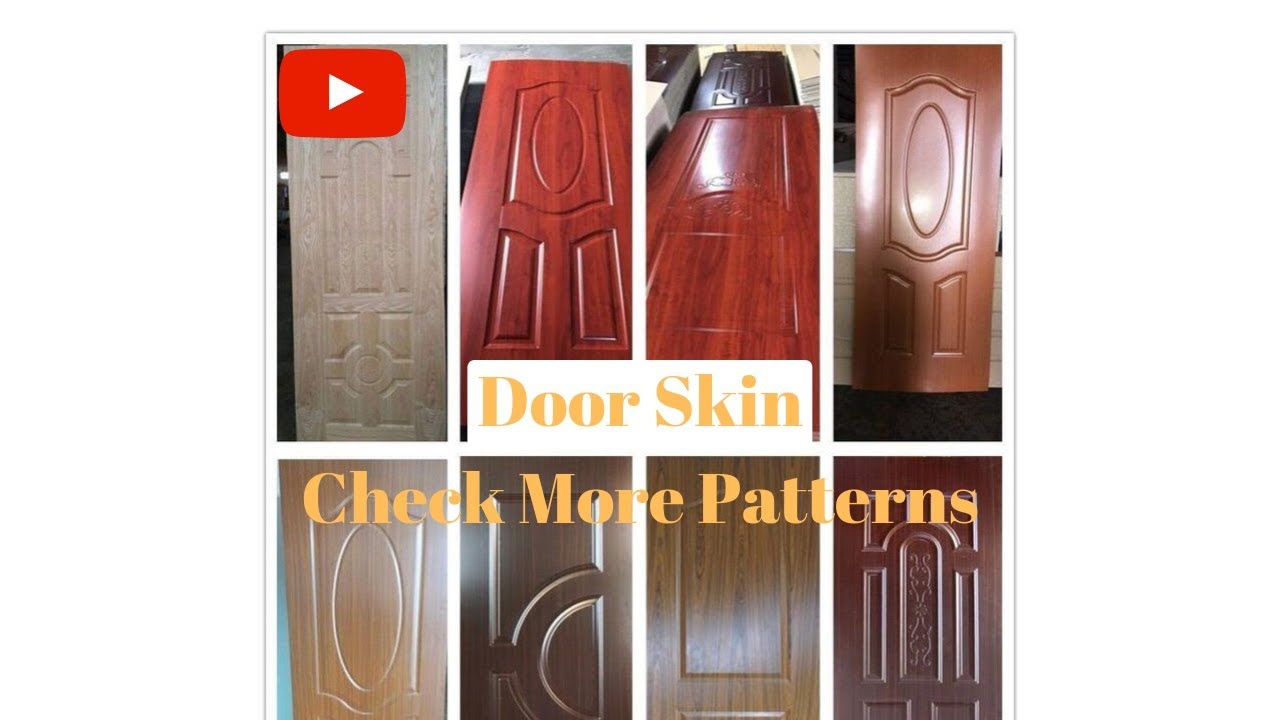 Door Skin: Natural Veneer / EV Veneer Faced Laminated HDF (moulded)