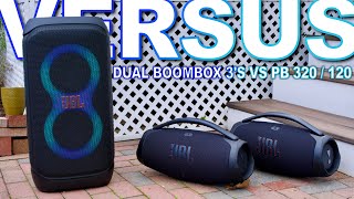 Dual JBL Boombox 3 Vs JBL Partybox 320 / 120 - If You Have More Money Than Sense