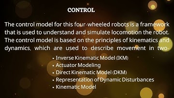 FEEDFORWARD CONTROL SYSTEM OF A FOUR-WHEELED ROBOT
