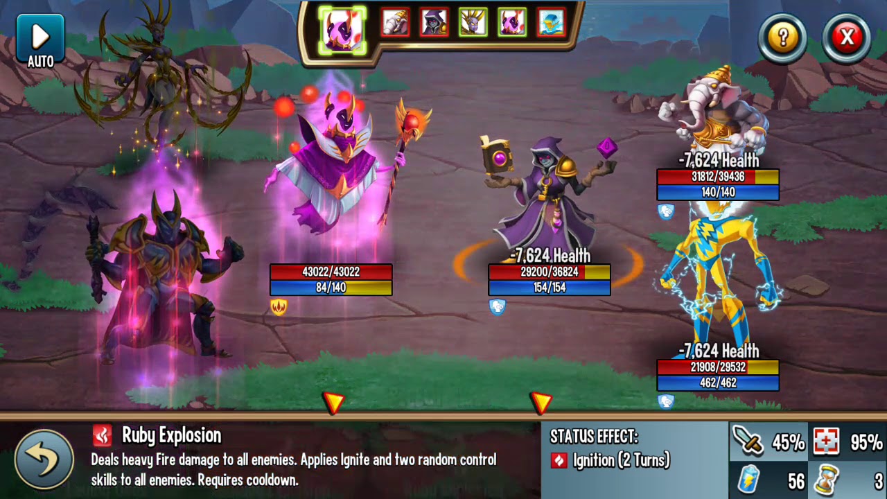 Monster legends friendly battle