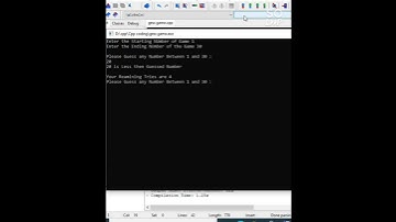 random number guessing game in C++ demo
