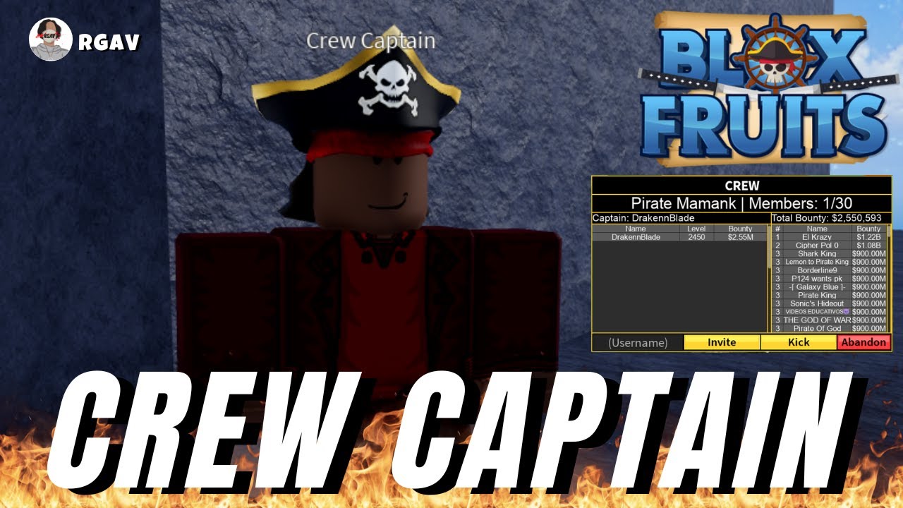 Crew Captain, Blox Fruits Wiki