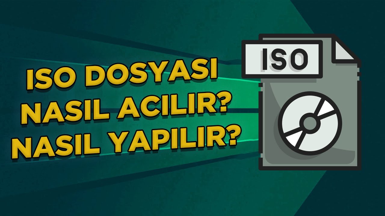 ISO Dosyası Nasıl Açılır? 2023 | Iso Uzantılı Dosya Açma | iso Dosyası ...