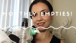 Monthly Empties/ Products I Used Up