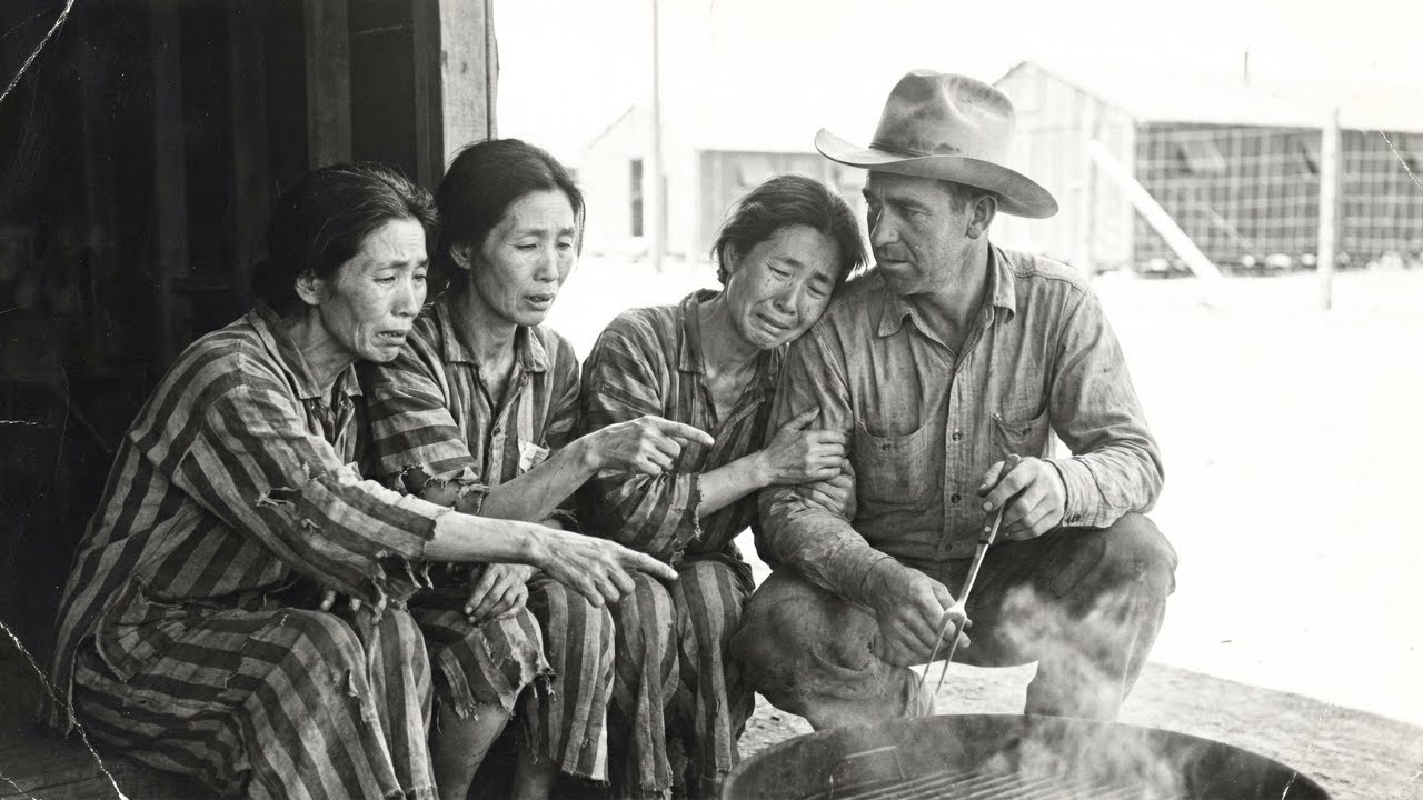 Japanese POW Women Pointed at The Steak — What Cowboys Did Next Left Them in Tears