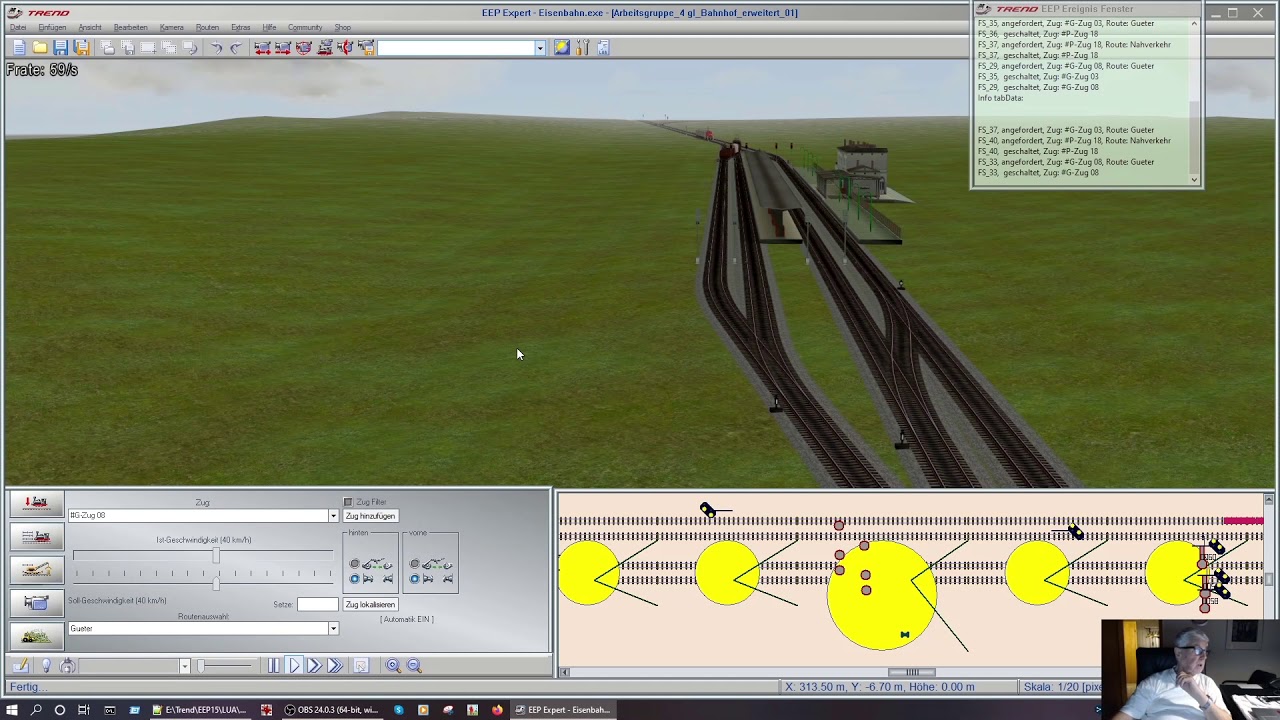 Arbeitsgruppe EEP Fahrstrassen,  für fortgeschrittene Anfänger.