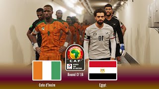 Cote Divoire Vs Egypt Round Of 16 Caf Africa Cup Of Nations 27012022 Gameplay & Prediction