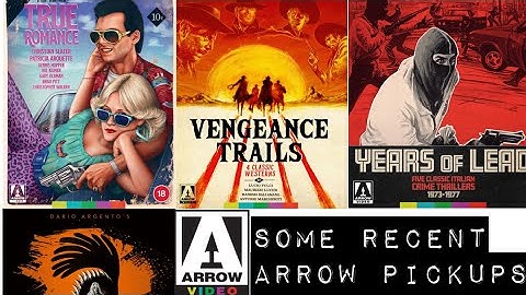 Recent Arrow Video Blu-ray & 4K Pickups!