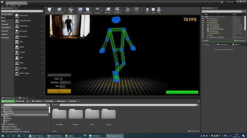 MediaPipe Pose Tracker Plugin for Unreal Engine - Skeleton example