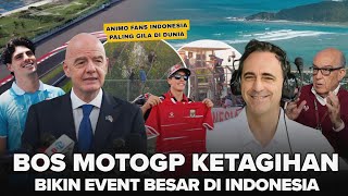 BOS MotoGP Ketagihan! Ternyata Infantino Benar, INDONESIA sangat Menguntungkan.”Rekor Baru Mandalika
