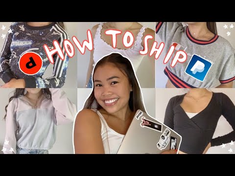 How I Ship on Depop Using PayPal! + vlog - YouTube