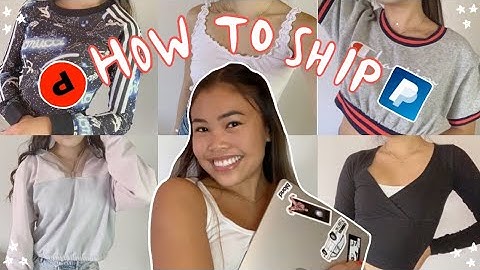 How I Ship on Depop Using PayPal! + vlog