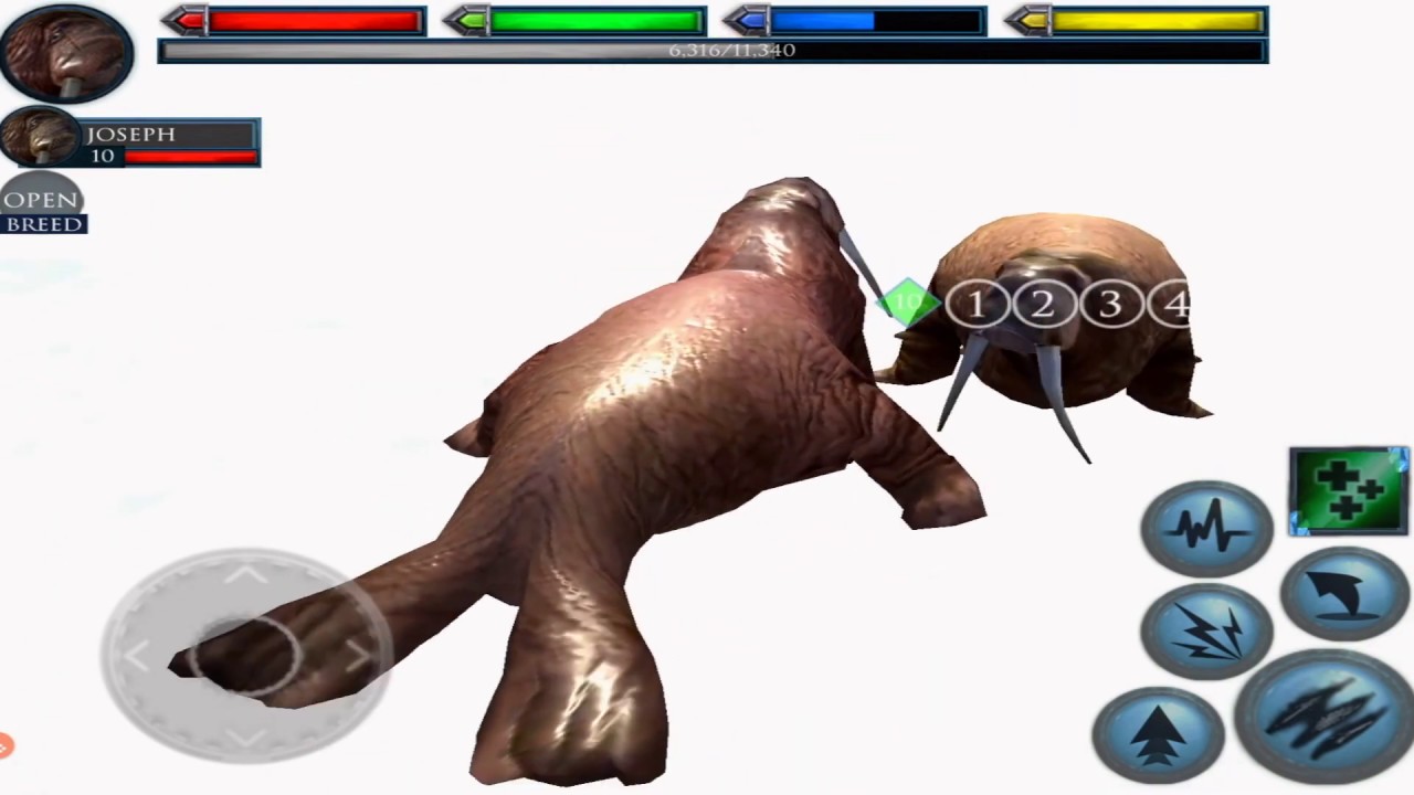 Walrus VS Angry Wolverine Boss, Ultimate Arctic Simulator
