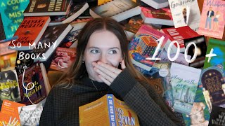 EVERY SINGLE BOOK ON MY 100+ PHYSICAL TBR *all the books I need to read* | bookmas day 9