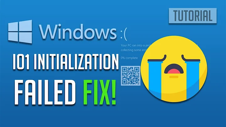 IO1 INITIALIZATION FAILED Blue Screen Error on Windows 10 FIX [2022]
