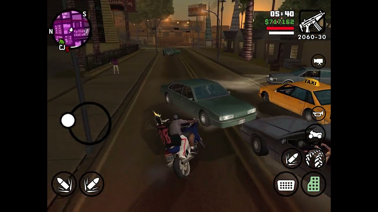GTA SAN ANDREAS DENISE ROBINSON VS BALLAS GANG (DRIVE BY)