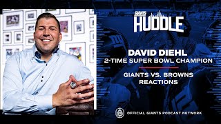 Giants vs. Browns Preseason Rapid Reaction with David Diehl | New York Giants