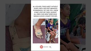 Against All Odds: Winning Gold Without Shoes! #Shorts