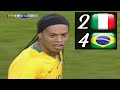Ronaldinho Robinho Show Brazil Vs Italy 4 2 Full Review 
