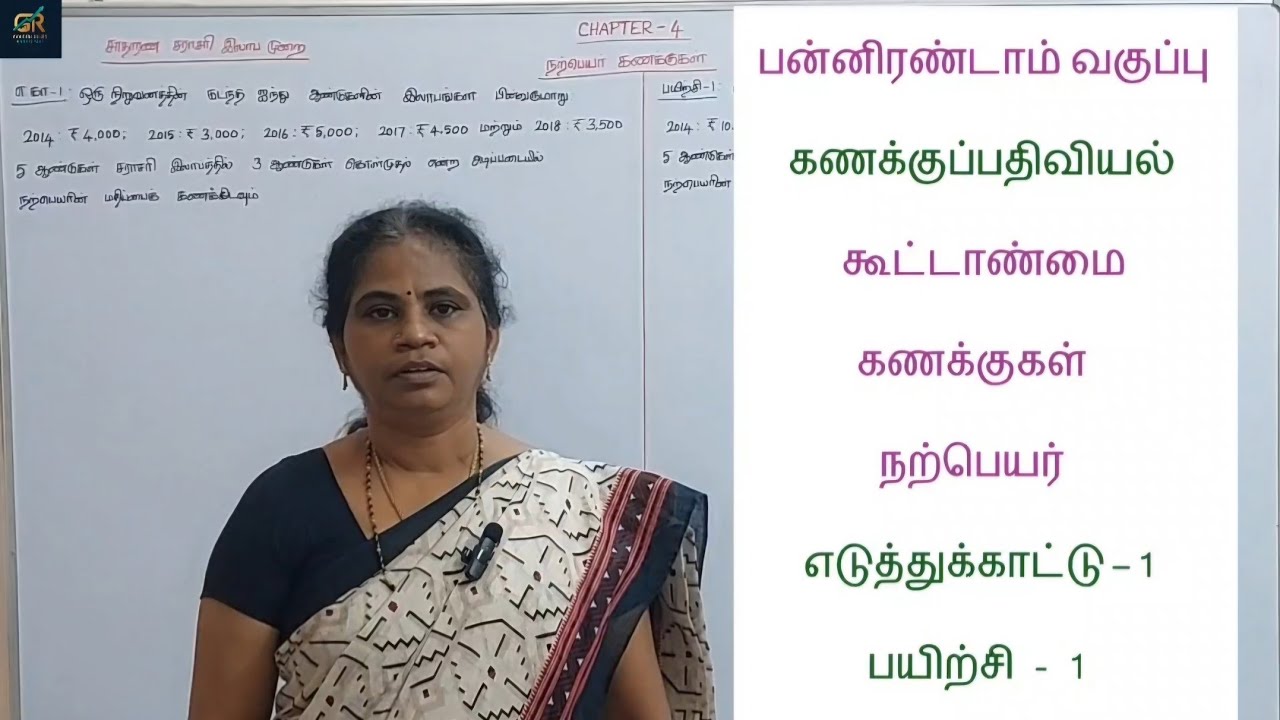 12th Accountancy Ln - 4 Example - 1 & Exercise 1 - YouTube