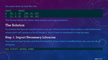How to Store Multiple Values in a Pandas Cell for Efficient Data Handling