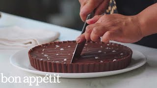 I Made A Giant Chocolate Nut Butter Cup | Bon Appétit