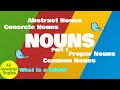 Types of nouns part 1  what is a noun  english grammar lesson  all american english