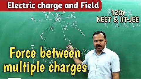 Force between multiple charges | Electrostatics | 12th Physics Handwritten Notes #cbse