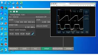 Amplitude Response Measurement Using Analog Sweep Frequency