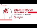 Stroke Intervention Procedure at Tabba Heart Institute