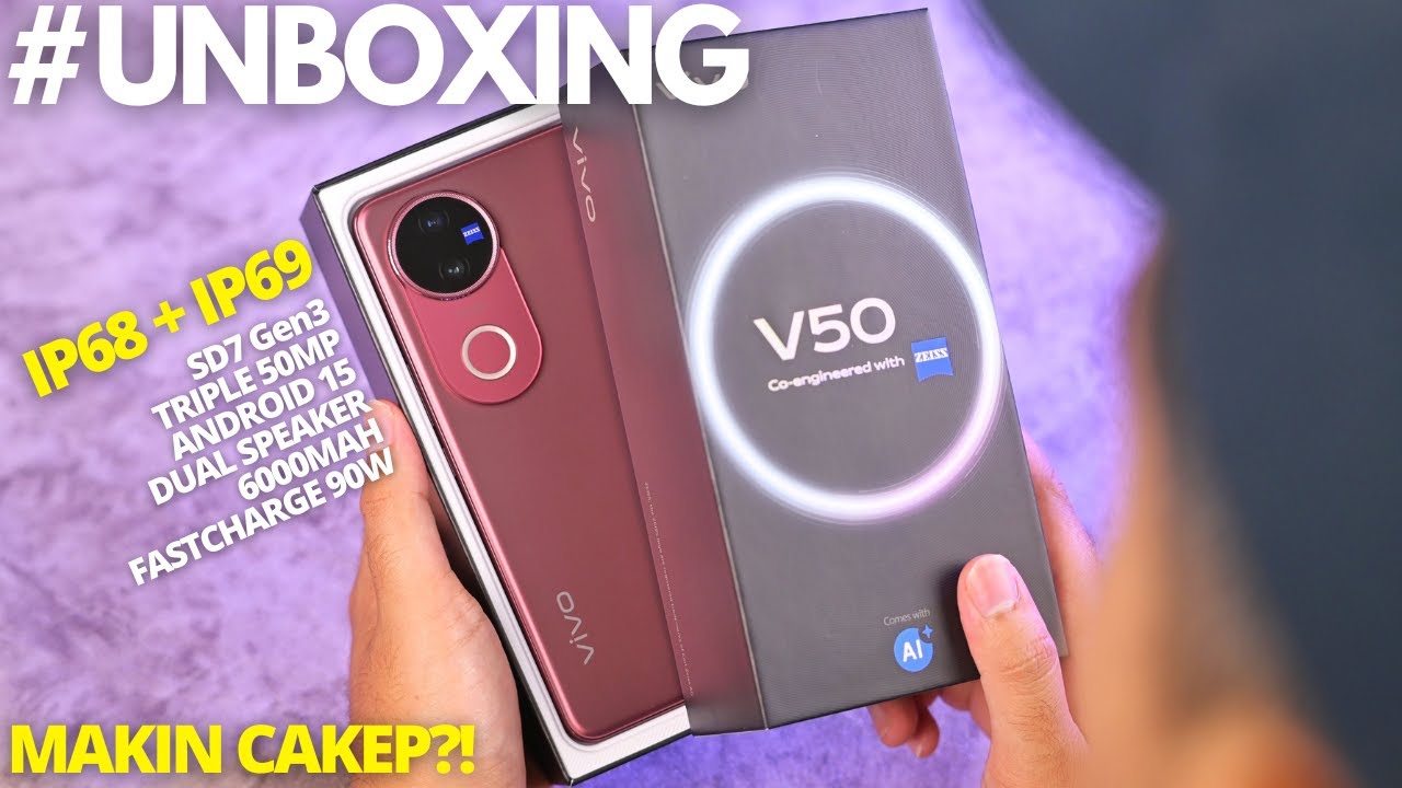 RAJA MIDRANGE DATANG!👑  UNBOXING Vivo V50 Indonesia, Masih Jadi Yang TERBAIK?!