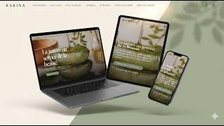 Karina Tunisie - Natural Cosmetics E-commerce Website Design | Next.js