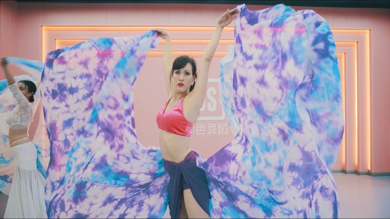 Jasirah - double veil dance with students 2019