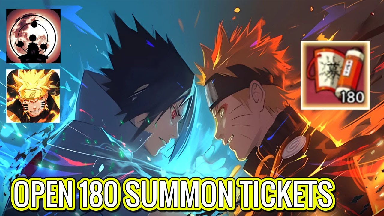 Konoha Ninja Road Gameplay - Open 180 Summon Tickets Naruto Game | Ninja: Nine-Tails Awakening