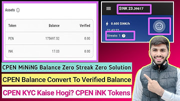 CPEN MiNiNG iNK Token MiNiNG Start | CPEN Streaks Zero | CPEN Network New Update INK Coins| CPEN KYC