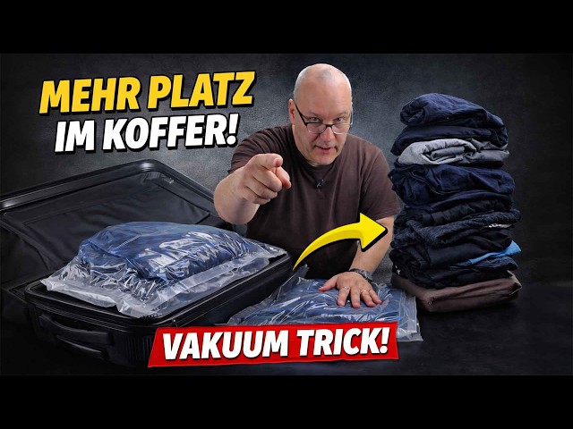 Test – Vakuumbeutel im Praxistest: Mehr Platz im Koffer? #anbiux #vakuum