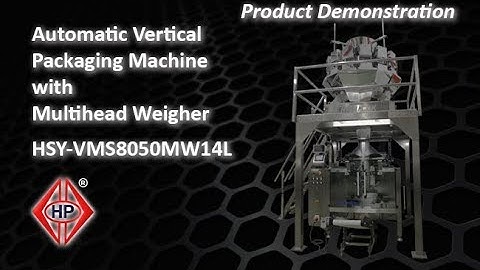 Automatic Vertical Packaging Machine with Multihead Weigher - HSY-VMS8050MW14L
