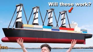 Giant Magnus-Effect Ship